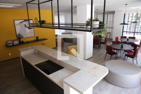 Studio para alugar com 28m², 1 quarto e sem vaga Studio para alugar com 28m², 1 quarto e sem vagaÁrea comum - Salão de festas