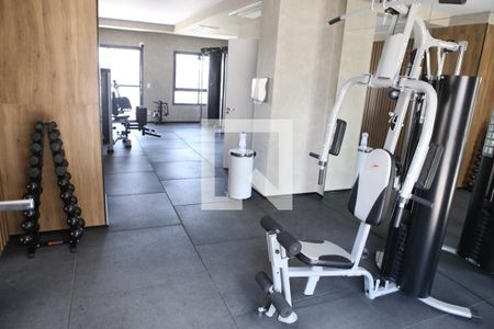 Studio para alugar com 28m², 1 quarto e sem vaga Studio para alugar com 28m², 1 quarto e sem vagaÁrea comum - Academia