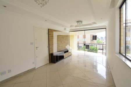Sala de apartamento à venda com 3 quartos, 115m² em Caiçara-adelaide, Belo Horizonte