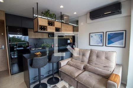 Sala de apartamento para alugar com 1 quarto, 40m² em Vila Gertrudes, São Paulo