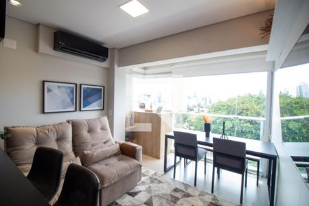Sala de apartamento para alugar com 1 quarto, 40m² em Vila Gertrudes, São Paulo
