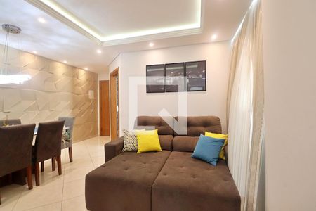 Sala de apartamento à venda com 3 quartos, 82m² em Vila Camilópolis, Santo André
