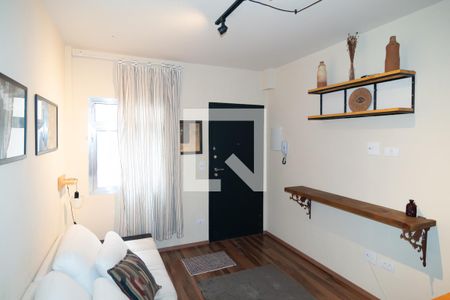 Sala de apartamento à venda com 1 quarto, 40m² em Consolação, São Paulo