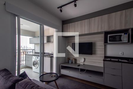 Sala de kitnet/studio para alugar com 1 quarto, 36m² em Campos Elíseos, São Paulo