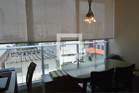 Varanda da Sala de kitnet/studio à venda com 1 quarto, 45m² em Vila Mariana, São Paulo