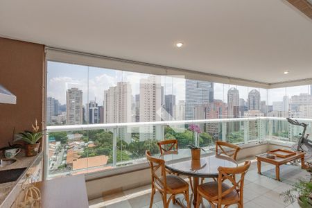 Varanda de apartamento à venda com 3 quartos, 130m² em Cidade Monções, São Paulo