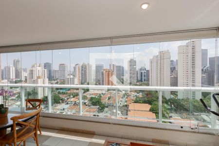 Varanda de apartamento à venda com 3 quartos, 130m² em Cidade Monções, São Paulo