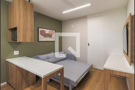 Sala de apartamento para alugar com 1 quarto, 42m² em Vila Cordeiro, São Paulo