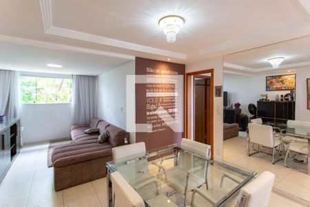 Sala de apartamento à venda com 3 quartos, 80m² em Itapoã, Belo Horizonte