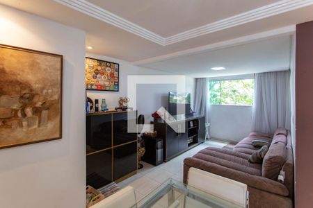 Sala de apartamento à venda com 3 quartos, 80m² em Itapoã, Belo Horizonte