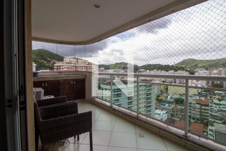 Varanda da Sala de apartamento à venda com 2 quartos, 70m² em Santa Rosa, Niterói