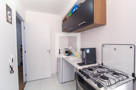 Cozinha de apartamento à venda com 1 quarto, 27m² em Brás, São Paulo