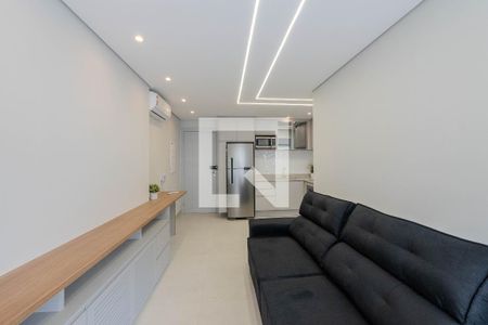 Sala/Cozinha de apartamento para alugar com 1 quarto, 45m² em Bela Vista, São Paulo