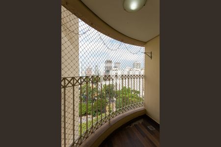 Varanda da Sala de apartamento para alugar com 2 quartos, 69m² em Vila Azevedo, São Paulo