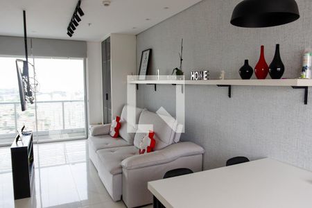 sala de apartamento para alugar com 1 quarto, 46m² em Centro, Osasco