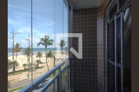 Varanda da sala de apartamento para alugar com 3 quartos, 100m² em Vila Assuncao, Praia Grande