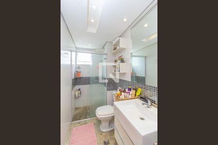 Banheiro da suíte  de apartamento à venda com 3 quartos, 85m² em Graça, Belo Horizonte