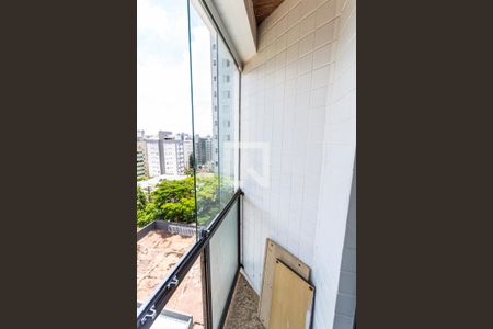 Varanda da Sala 1 de apartamento à venda com 3 quartos, 210m² em Serra, Belo Horizonte