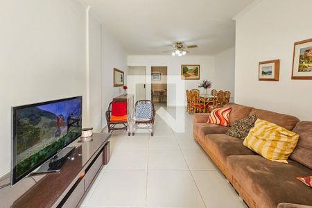 Sala de apartamento para alugar com 3 quartos, 119m² em Jardim Vitoria, Guarujá