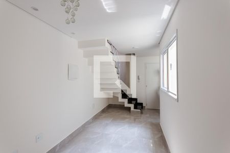 Sala de apartamento para alugar com 2 quartos, 86m² em Campestre, Santo André