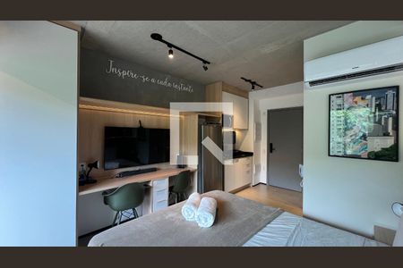 Studio de kitnet/studio para alugar com 1 quarto, 24m² em Cerqueira César, São Paulo