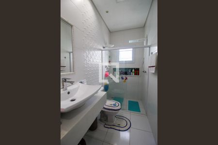 Banheiro da Suíte de casa de condomínio para alugar com 3 quartos, 170m² em Residencial Reserva Ipanema, Sorocaba