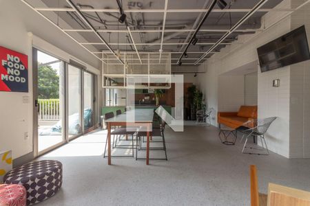 Studio para alugar com 27m², 1 quarto e sem vagaÁrea comum - Salão de festas