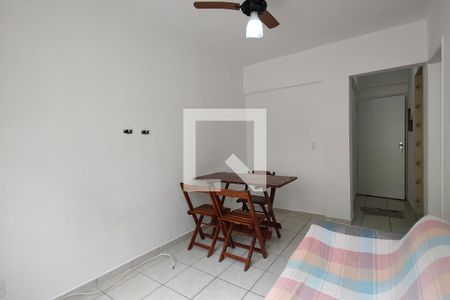 Sala de apartamento para alugar com 1 quarto, 55m² em Guilhermina, Praia Grande