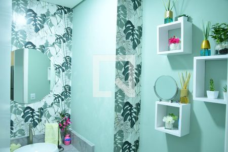 Lavabo de casa de condomínio para alugar com 3 quartos, 115m² em Jardim Barbacena, Cotia