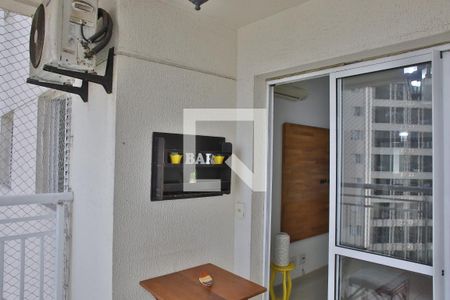 Varanda da Sala de Estar e Jantar de apartamento para alugar com 3 quartos, 94m² em Marapé, Santos