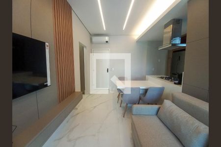 Sala de apartamento para alugar com 1 quarto, 40m² em Funcionários, Belo Horizonte