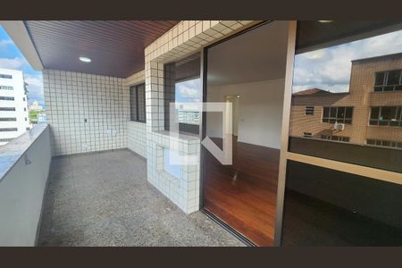 Varanda da Sala de apartamento para alugar com 4 quartos, 168m² em Boqueirão, Santos