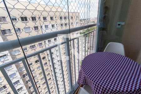 Varanda da Sala de apartamento para alugar com 1 quarto, 32m² em Vila Penteado, São Paulo