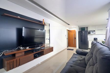 Sala de apartamento à venda com 2 quartos, 52m² em Jardim das Maravilhas, Santo André
