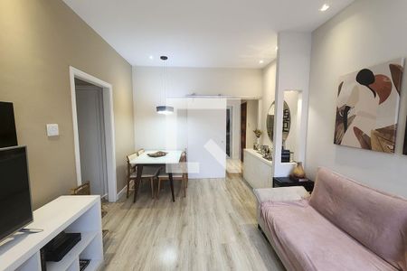 Sala de apartamento para alugar com 2 quartos, 70m² em Humaitá, Rio de Janeiro