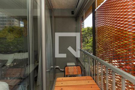 Studio à venda com 25m², 1 quarto e sem vagaVaranda 