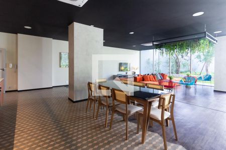 Studio à venda com 25m², 1 quarto e sem vagaÁrea comum - Salão de festas