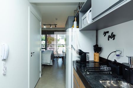 Studio de kitnet/studio para alugar com 1 quarto, 25m² em Indianópolis, São Paulo
