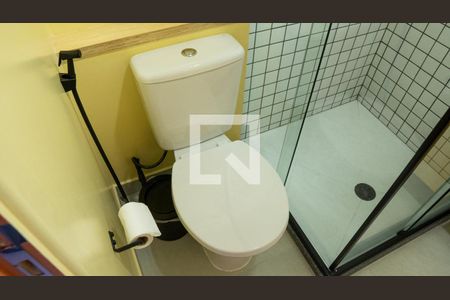 Banheiro de apartamento à venda com 1 quarto, 26m² em Vila Buarque, São Paulo