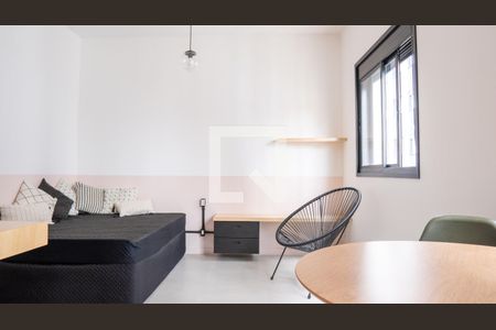 Sala/Quarto de apartamento à venda com 1 quarto, 26m² em Vila Buarque, São Paulo