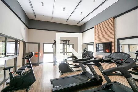 Studio para alugar com 31m², 1 quarto e sem vaga Studio para alugar com 31m², 1 quarto e sem vagaCondomínio - Academia