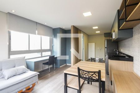 Studio - Sala e Quarto de kitnet/studio para alugar com 1 quarto, 31m² em Tatuapé, São Paulo