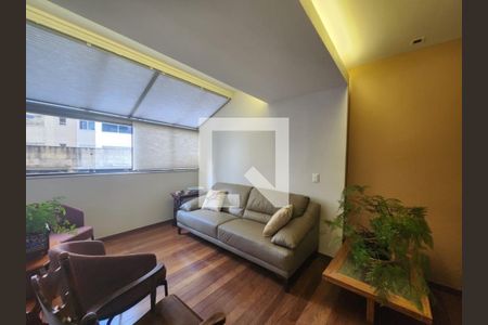 Sala - estar de apartamento à venda com 3 quartos, 120m² em Santo Antônio, Belo Horizonte