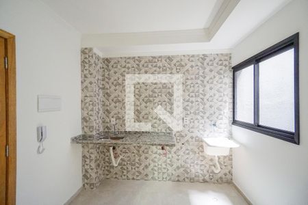 Cozinha e área de serviço de apartamento à venda com 1 quarto, 36m² em Vila Carrao, São Paulo