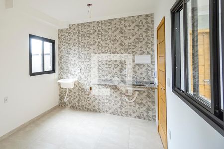 Sala/Cozinha de apartamento à venda com 1 quarto, 36m² em Vila Carrao, São Paulo