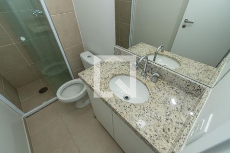 Apartamento à venda com 60m², 2 quartos e 2 vagas Apartamento à venda com 60m², 2 quartos e 2 vagasDetalhe Banheiro da Suíte
