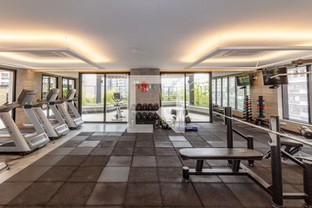 Studio à venda com 40m², 1 quarto e 1 vaga Studio à venda com 40m², 1 quarto e 1 vagaÁrea comum - Academia