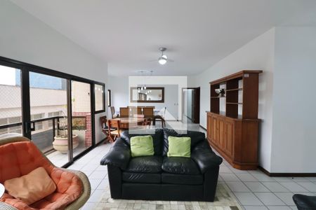 Sala de apartamento para alugar com 5 quartos, 200m² em Jardim Praiano, Guarujá