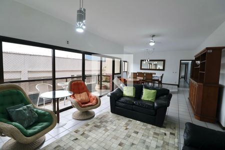 Sala de apartamento para alugar com 5 quartos, 200m² em Jardim Praiano, Guarujá