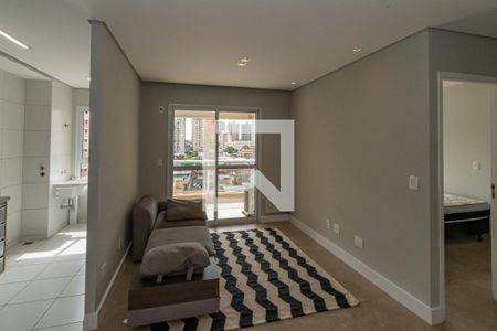 Sala de Estar/Jantar de apartamento à venda com 1 quarto, 45m² em Bosque, Campinas